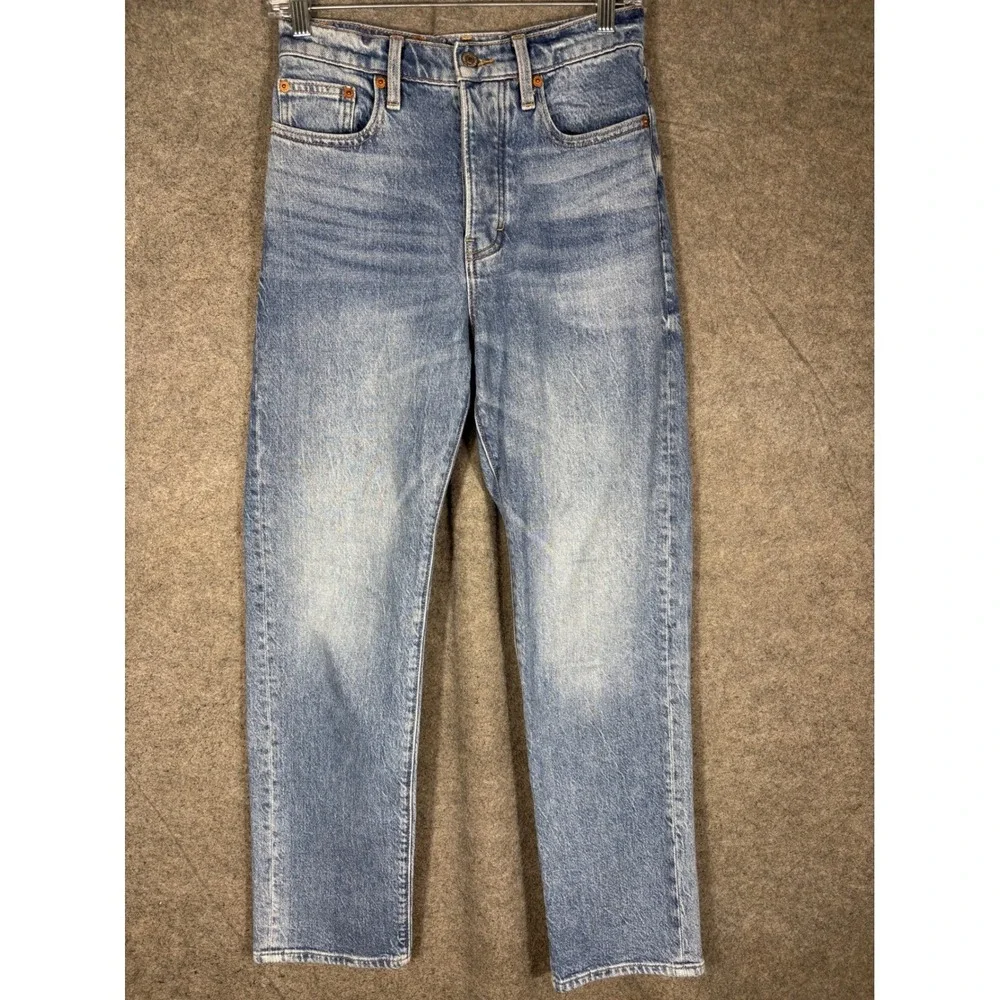 Lucky Brand‎ High Rise 90s Loose Fit Jeans Light Wash Button Fly Size 2/26